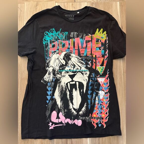 Guess Prime Graphic Tee M - Picture 1 of 4